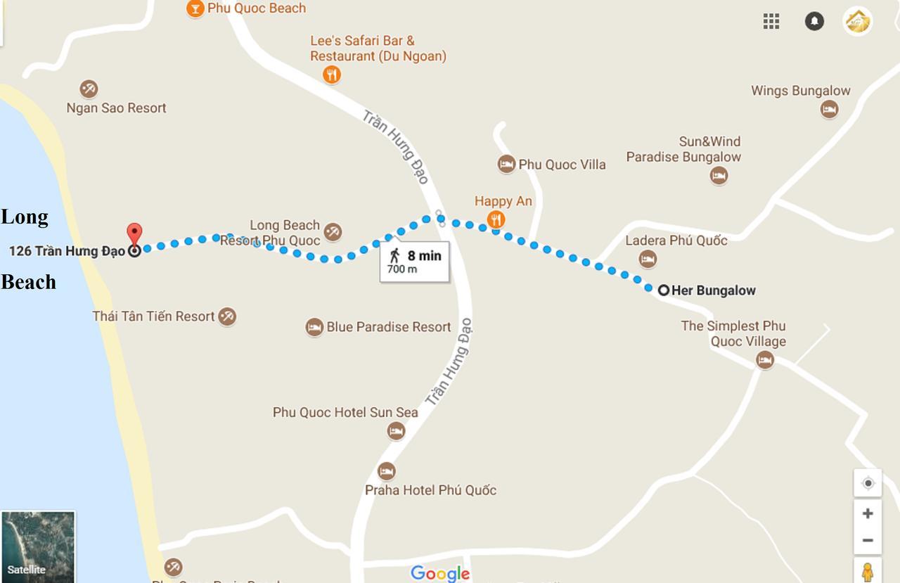 Her Bungalow Phú Quốc-sziget Kültér fotó